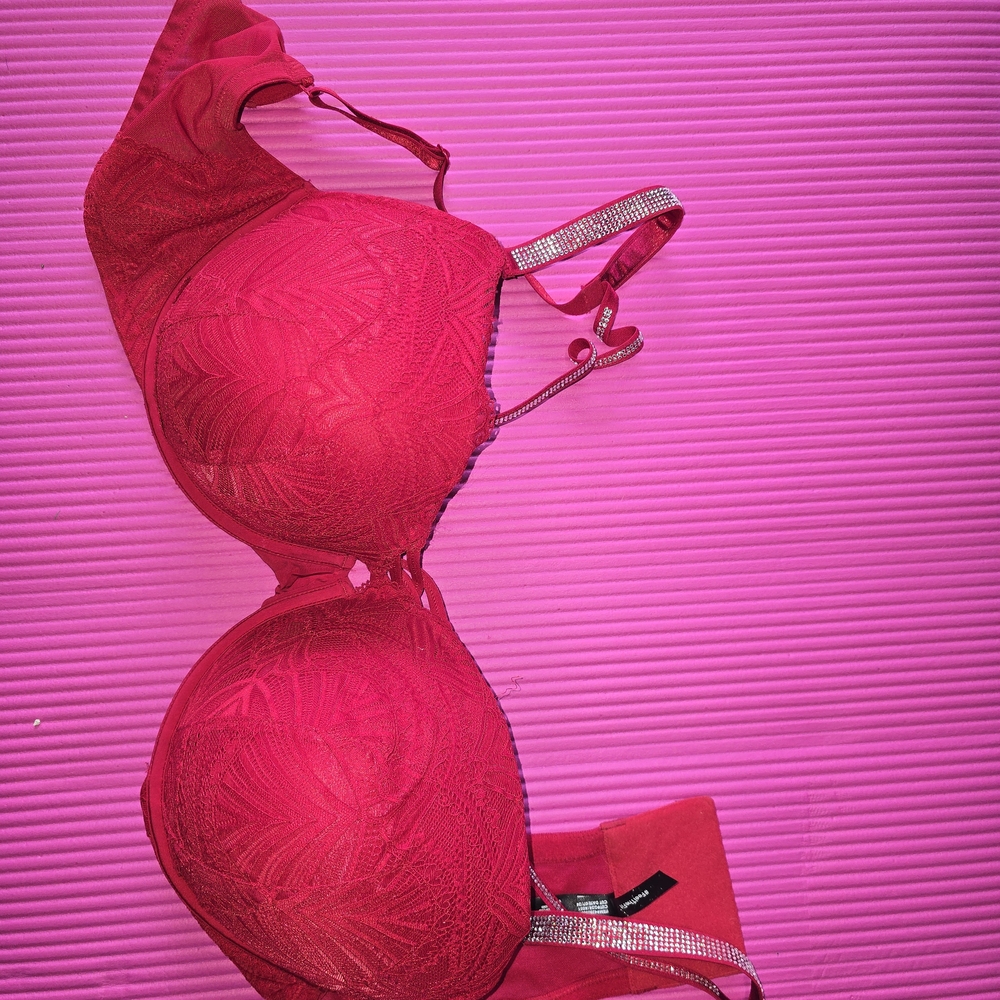 Torrid Vibrant Pink Lace Bra
